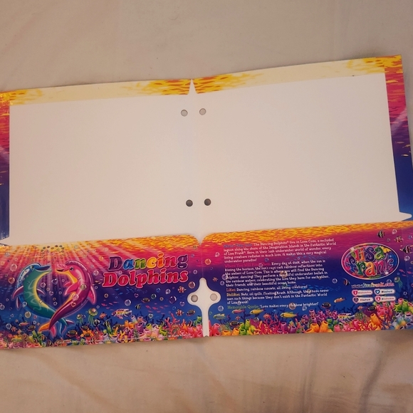 New Lisa Frank Dolphin Folder - Picture 3 of 7
